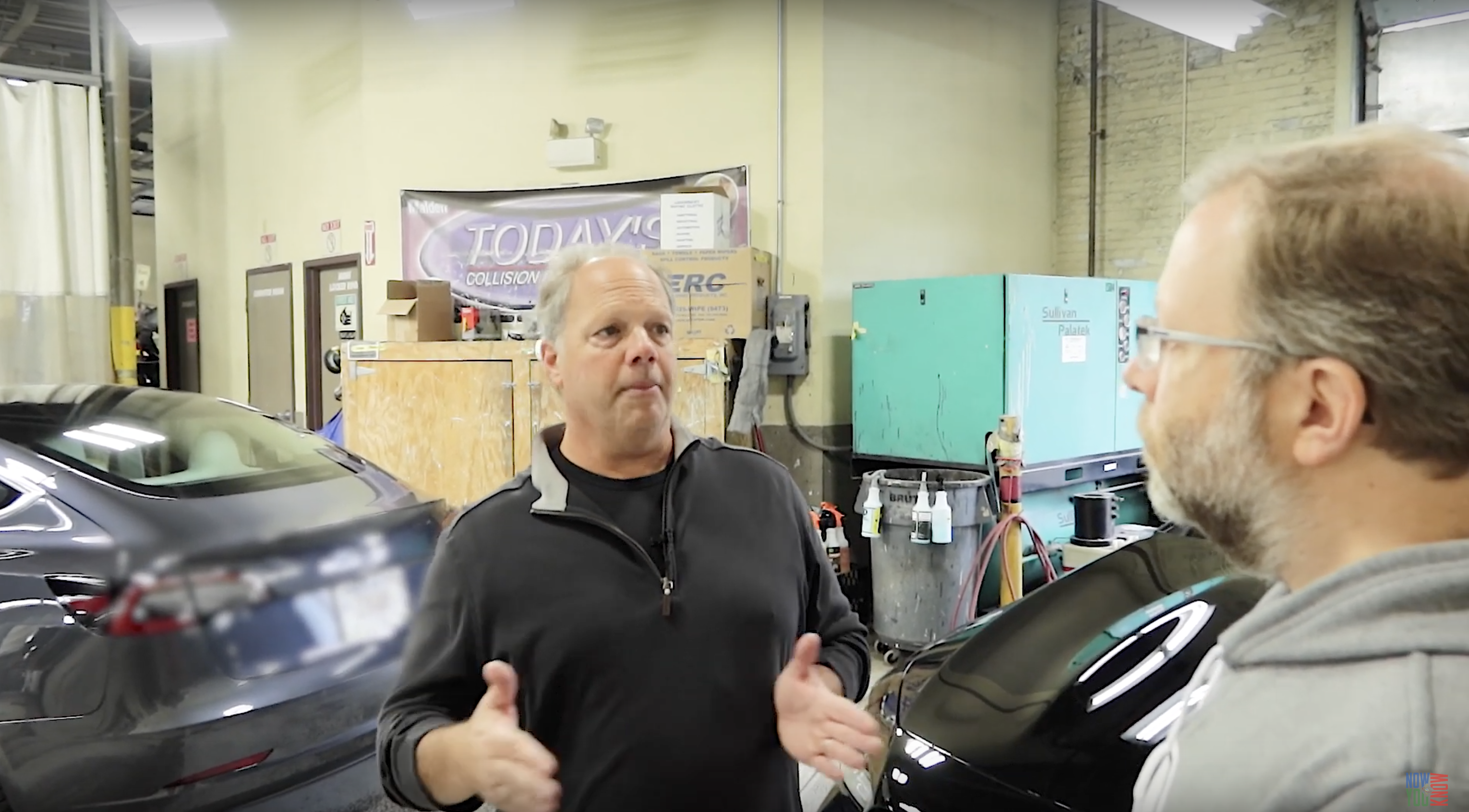Zac Cataldo in gesprek met Bobby Cobb van Today's Collision Tesla Repair Center